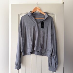 Under Armour Women's Motion Lounge ½ Zip Pullover - 2XL - New With Tags - Grey